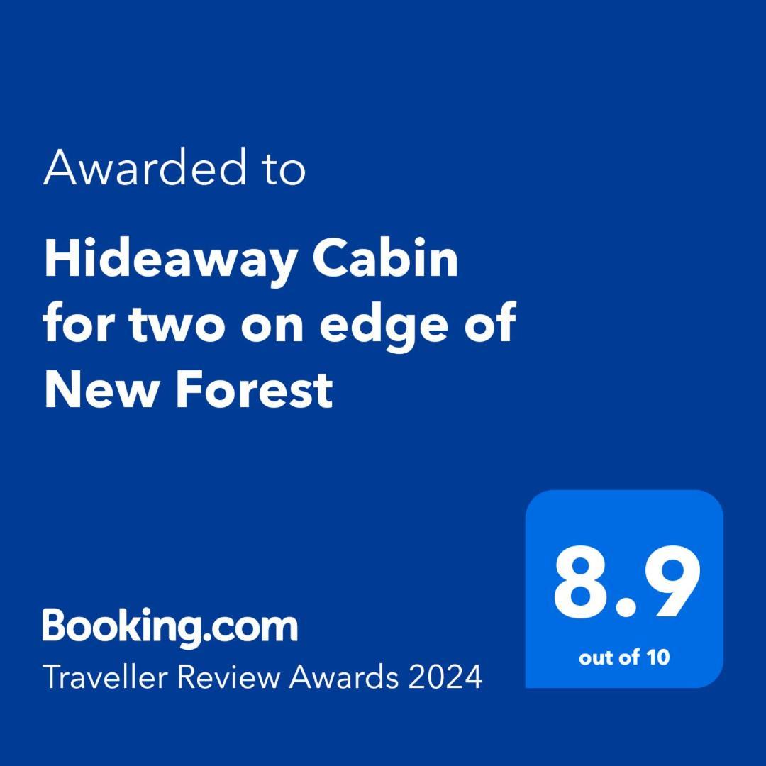 Hideaway Cabin For Two On Edge Of New Forest 힌튼 외부 사진